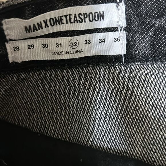 Revolve One Teaspoon Men’s Distressed Faded Black Jeans(Size 32) - Picture 12 of 12